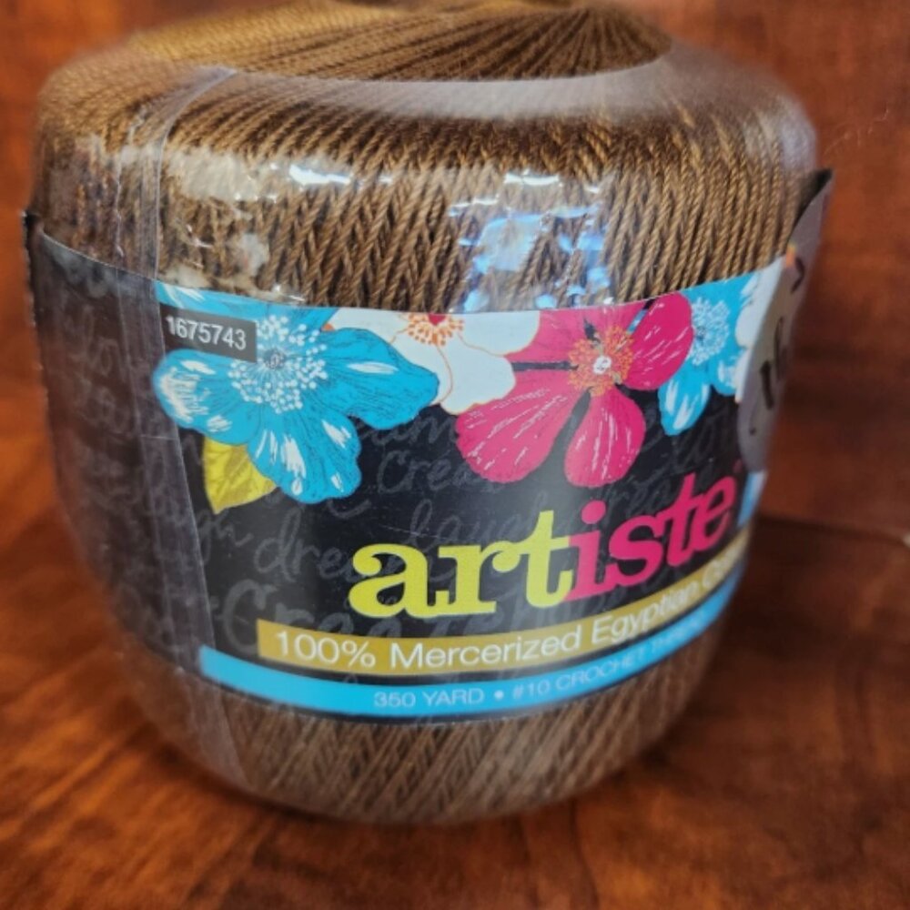 Artiste Cotton Crochet Thread #10 Color Tawny